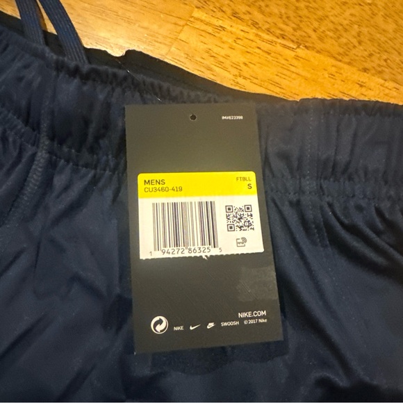 Nike Men's Dri-FIT Team Football Soccer Shorts Navy CU3460-419 Small NEW W Tags - Picture 3 of 9